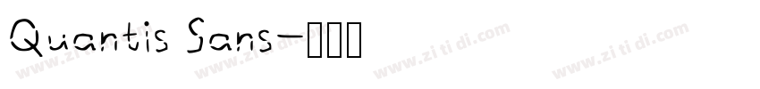 Quantis Sans字体转换